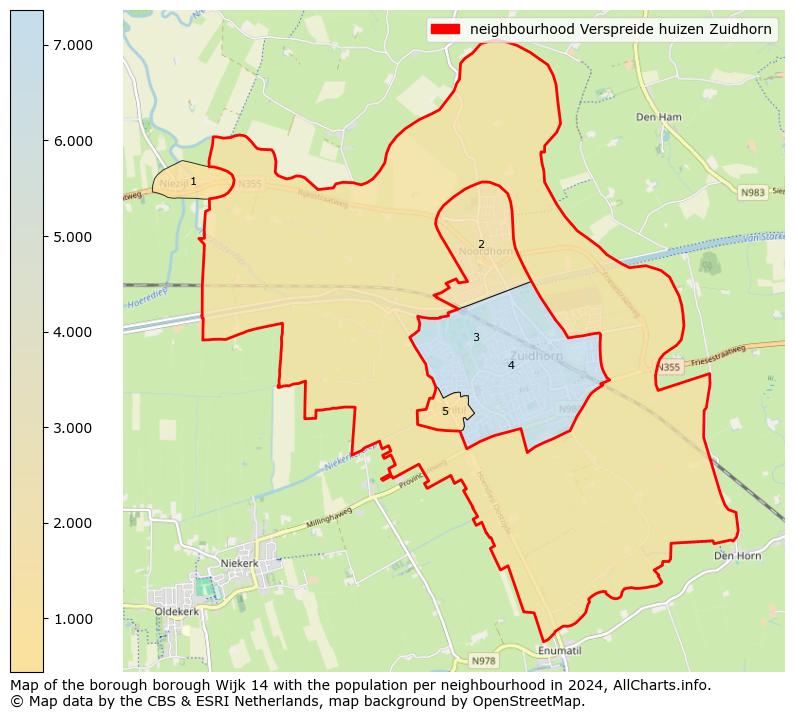 Image of the neighbourhood Verspreide huizen Zuidhorn at the map. This image is used as introduction to this page. This page shows a lot of information about the population in the neighbourhood Verspreide huizen Zuidhorn (such as the distribution by age groups of the residents, the composition of households, whether inhabitants are natives or Dutch with an immigration background, data about the houses (numbers, types, price development, use, type of property, ...) and more (car ownership, energy consumption, ...) based on open data from the Dutch Central Bureau of Statistics and various other sources!