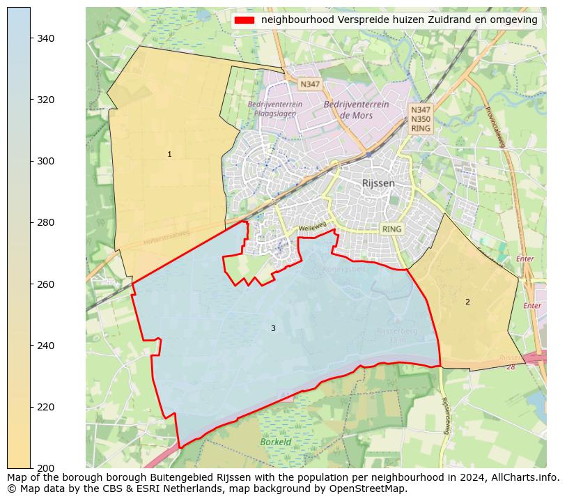 Image of the neighbourhood Verspreide huizen Zuidrand en omgeving at the map. This image is used as introduction to this page. This page shows a lot of information about the population in the neighbourhood Verspreide huizen Zuidrand en omgeving (such as the distribution by age groups of the residents, the composition of households, whether inhabitants are natives or Dutch with an immigration background, data about the houses (numbers, types, price development, use, type of property, ...) and more (car ownership, energy consumption, ...) based on open data from the Dutch Central Bureau of Statistics and various other sources!