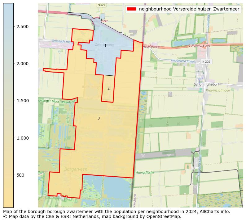 Image of the neighbourhood Verspreide huizen Zwartemeer at the map. This image is used as introduction to this page. This page shows a lot of information about the population in the neighbourhood Verspreide huizen Zwartemeer (such as the distribution by age groups of the residents, the composition of households, whether inhabitants are natives or Dutch with an immigration background, data about the houses (numbers, types, price development, use, type of property, ...) and more (car ownership, energy consumption, ...) based on open data from the Dutch Central Bureau of Statistics and various other sources!