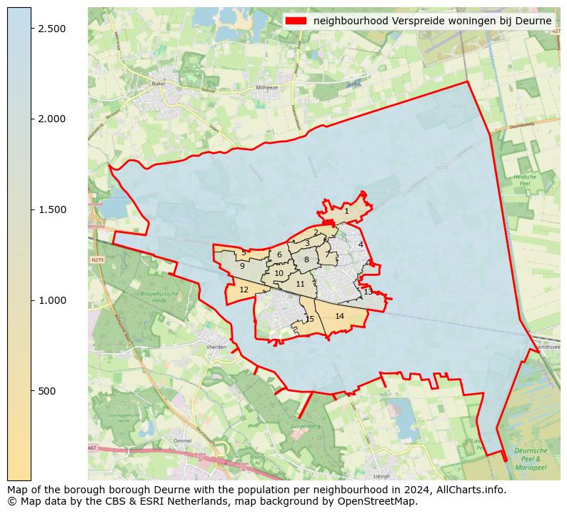 Image of the neighbourhood Verspreide woningen bij Deurne at the map. This image is used as introduction to this page. This page shows a lot of information about the population in the neighbourhood Verspreide woningen bij Deurne (such as the distribution by age groups of the residents, the composition of households, whether inhabitants are natives or Dutch with an immigration background, data about the houses (numbers, types, price development, use, type of property, ...) and more (car ownership, energy consumption, ...) based on open data from the Dutch Central Bureau of Statistics and various other sources!