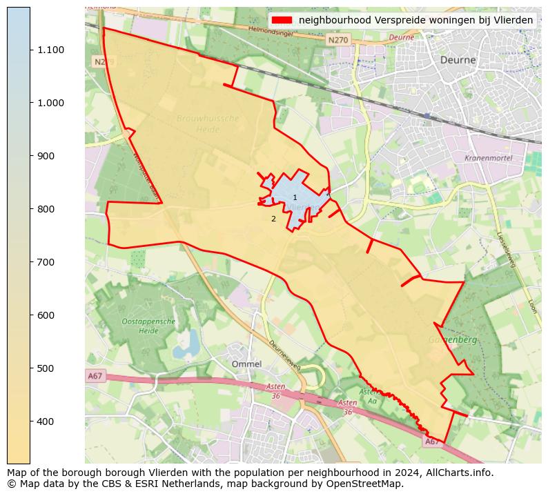 Image of the neighbourhood Verspreide woningen bij Vlierden at the map. This image is used as introduction to this page. This page shows a lot of information about the population in the neighbourhood Verspreide woningen bij Vlierden (such as the distribution by age groups of the residents, the composition of households, whether inhabitants are natives or Dutch with an immigration background, data about the houses (numbers, types, price development, use, type of property, ...) and more (car ownership, energy consumption, ...) based on open data from the Dutch Central Bureau of Statistics and various other sources!