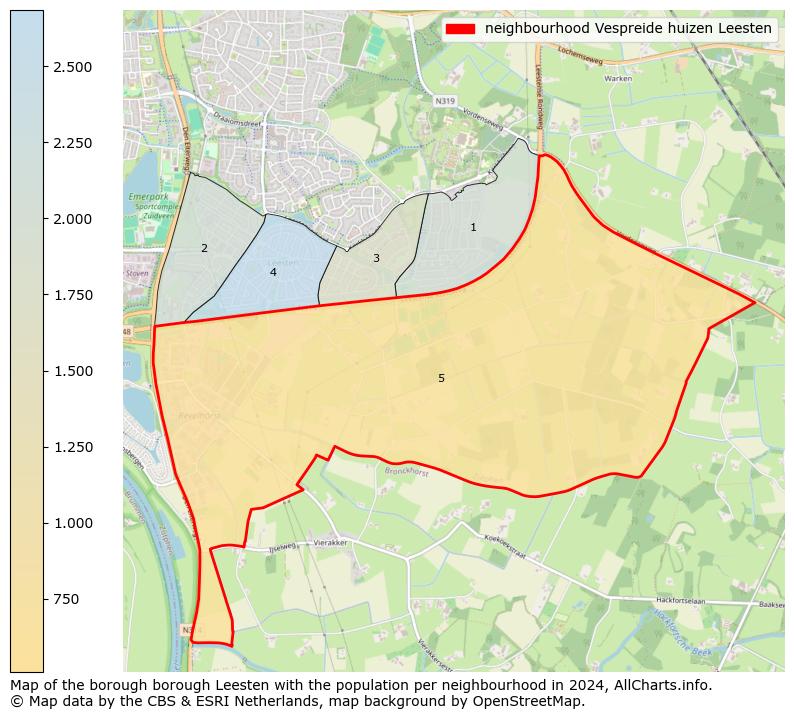 Image of the neighbourhood Vespreide huizen Leesten at the map. This image is used as introduction to this page. This page shows a lot of information about the population in the neighbourhood Vespreide huizen Leesten (such as the distribution by age groups of the residents, the composition of households, whether inhabitants are natives or Dutch with an immigration background, data about the houses (numbers, types, price development, use, type of property, ...) and more (car ownership, energy consumption, ...) based on open data from the Dutch Central Bureau of Statistics and various other sources!