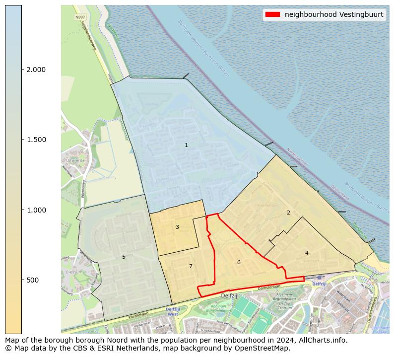 Image of the neighbourhood Vestingbuurt at the map. This image is used as introduction to this page. This page shows a lot of information about the population in the neighbourhood Vestingbuurt (such as the distribution by age groups of the residents, the composition of households, whether inhabitants are natives or Dutch with an immigration background, data about the houses (numbers, types, price development, use, type of property, ...) and more (car ownership, energy consumption, ...) based on open data from the Dutch Central Bureau of Statistics and various other sources!