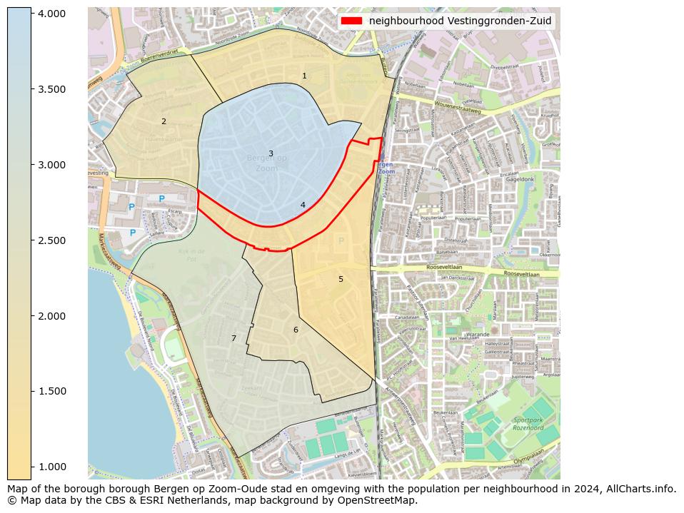 Image of the neighbourhood Vestinggronden-Zuid at the map. This image is used as introduction to this page. This page shows a lot of information about the population in the neighbourhood Vestinggronden-Zuid (such as the distribution by age groups of the residents, the composition of households, whether inhabitants are natives or Dutch with an immigration background, data about the houses (numbers, types, price development, use, type of property, ...) and more (car ownership, energy consumption, ...) based on open data from the Dutch Central Bureau of Statistics and various other sources!