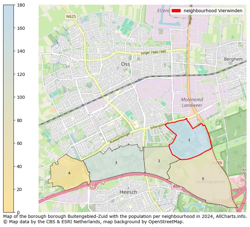 Image of the neighbourhood Vierwinden at the map. This image is used as introduction to this page. This page shows a lot of information about the population in the neighbourhood Vierwinden (such as the distribution by age groups of the residents, the composition of households, whether inhabitants are natives or Dutch with an immigration background, data about the houses (numbers, types, price development, use, type of property, ...) and more (car ownership, energy consumption, ...) based on open data from the Dutch Central Bureau of Statistics and various other sources!