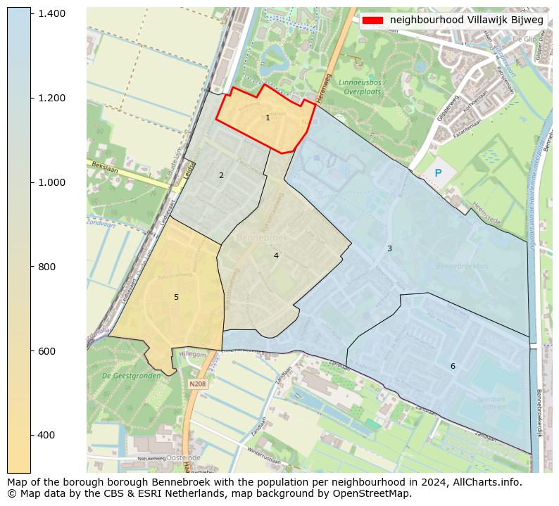 Image of the neighbourhood Villawijk Bijweg at the map. This image is used as introduction to this page. This page shows a lot of information about the population in the neighbourhood Villawijk Bijweg (such as the distribution by age groups of the residents, the composition of households, whether inhabitants are natives or Dutch with an immigration background, data about the houses (numbers, types, price development, use, type of property, ...) and more (car ownership, energy consumption, ...) based on open data from the Dutch Central Bureau of Statistics and various other sources!