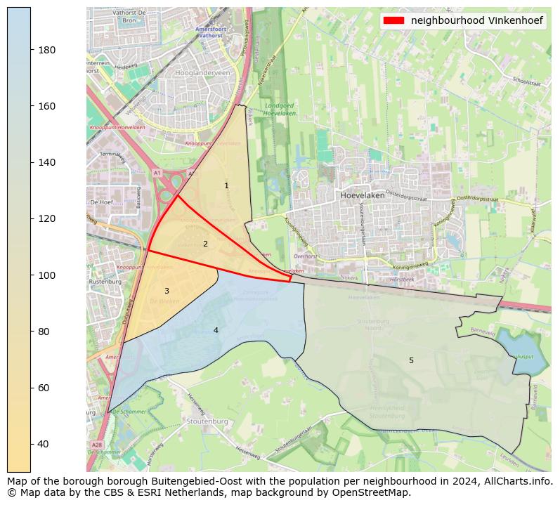 Image of the neighbourhood Vinkenhoef at the map. This image is used as introduction to this page. This page shows a lot of information about the population in the neighbourhood Vinkenhoef (such as the distribution by age groups of the residents, the composition of households, whether inhabitants are natives or Dutch with an immigration background, data about the houses (numbers, types, price development, use, type of property, ...) and more (car ownership, energy consumption, ...) based on open data from the Dutch Central Bureau of Statistics and various other sources!