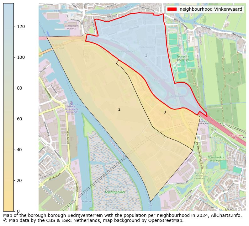 Image of the neighbourhood Vinkenwaard at the map. This image is used as introduction to this page. This page shows a lot of information about the population in the neighbourhood Vinkenwaard (such as the distribution by age groups of the residents, the composition of households, whether inhabitants are natives or Dutch with an immigration background, data about the houses (numbers, types, price development, use, type of property, ...) and more (car ownership, energy consumption, ...) based on open data from the Dutch Central Bureau of Statistics and various other sources!