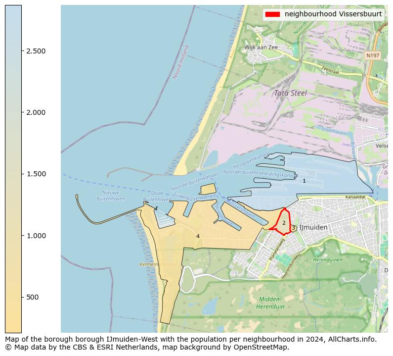 Image of the neighbourhood Vissersbuurt at the map. This image is used as introduction to this page. This page shows a lot of information about the population in the neighbourhood Vissersbuurt (such as the distribution by age groups of the residents, the composition of households, whether inhabitants are natives or Dutch with an immigration background, data about the houses (numbers, types, price development, use, type of property, ...) and more (car ownership, energy consumption, ...) based on open data from the Dutch Central Bureau of Statistics and various other sources!