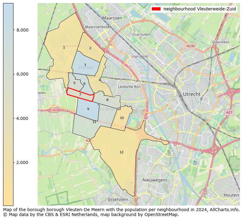 Image of the neighbourhood Vleuterweide-Zuid at the map. This image is used as introduction to this page. This page shows a lot of information about the population in the neighbourhood Vleuterweide-Zuid (such as the distribution by age groups of the residents, the composition of households, whether inhabitants are natives or Dutch with an immigration background, data about the houses (numbers, types, price development, use, type of property, ...) and more (car ownership, energy consumption, ...) based on open data from the Dutch Central Bureau of Statistics and various other sources!