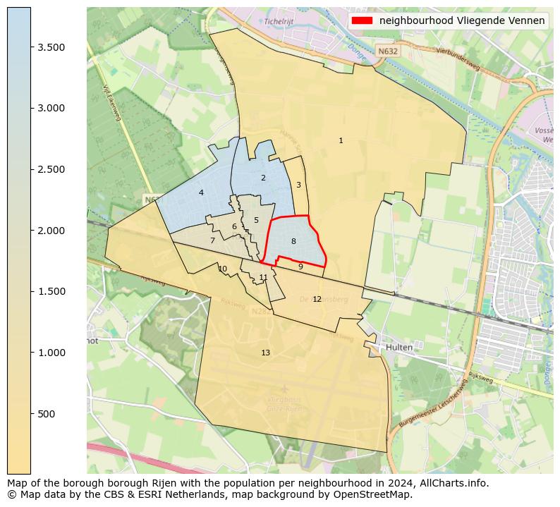 Image of the neighbourhood Vliegende Vennen at the map. This image is used as introduction to this page. This page shows a lot of information about the population in the neighbourhood Vliegende Vennen (such as the distribution by age groups of the residents, the composition of households, whether inhabitants are natives or Dutch with an immigration background, data about the houses (numbers, types, price development, use, type of property, ...) and more (car ownership, energy consumption, ...) based on open data from the Dutch Central Bureau of Statistics and various other sources!