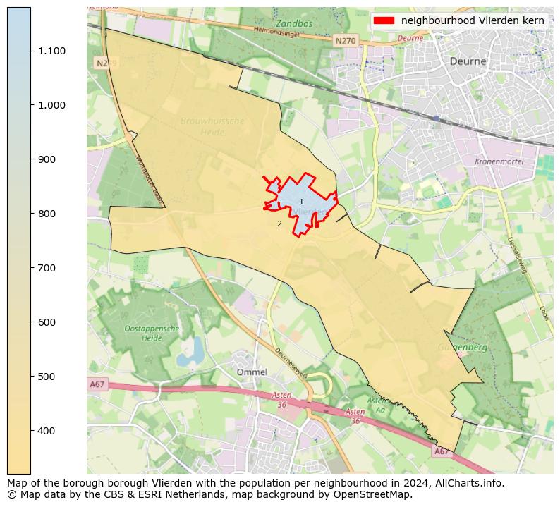 Image of the neighbourhood Vlierden kern at the map. This image is used as introduction to this page. This page shows a lot of information about the population in the neighbourhood Vlierden kern (such as the distribution by age groups of the residents, the composition of households, whether inhabitants are natives or Dutch with an immigration background, data about the houses (numbers, types, price development, use, type of property, ...) and more (car ownership, energy consumption, ...) based on open data from the Dutch Central Bureau of Statistics and various other sources!