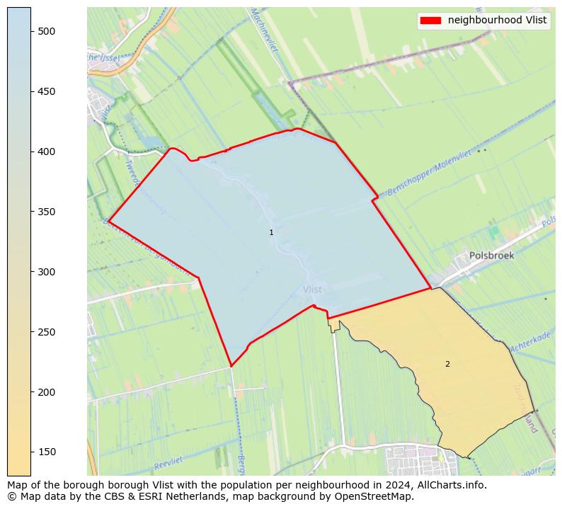 Image of the neighbourhood Vlist at the map. This image is used as introduction to this page. This page shows a lot of information about the population in the neighbourhood Vlist (such as the distribution by age groups of the residents, the composition of households, whether inhabitants are natives or Dutch with an immigration background, data about the houses (numbers, types, price development, use, type of property, ...) and more (car ownership, energy consumption, ...) based on open data from the Dutch Central Bureau of Statistics and various other sources!