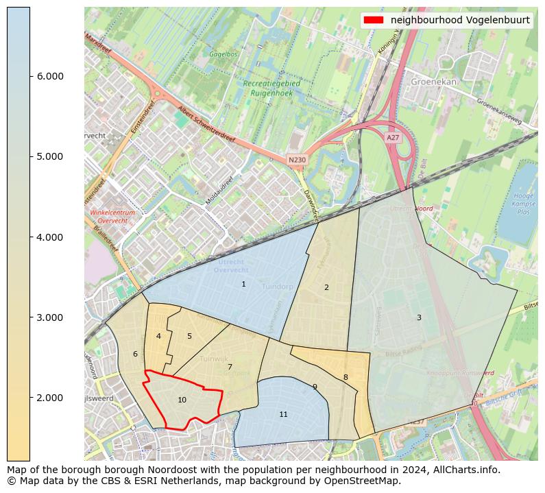 Image of the neighbourhood Vogelenbuurt at the map. This image is used as introduction to this page. This page shows a lot of information about the population in the neighbourhood Vogelenbuurt (such as the distribution by age groups of the residents, the composition of households, whether inhabitants are natives or Dutch with an immigration background, data about the houses (numbers, types, price development, use, type of property, ...) and more (car ownership, energy consumption, ...) based on open data from the Dutch Central Bureau of Statistics and various other sources!