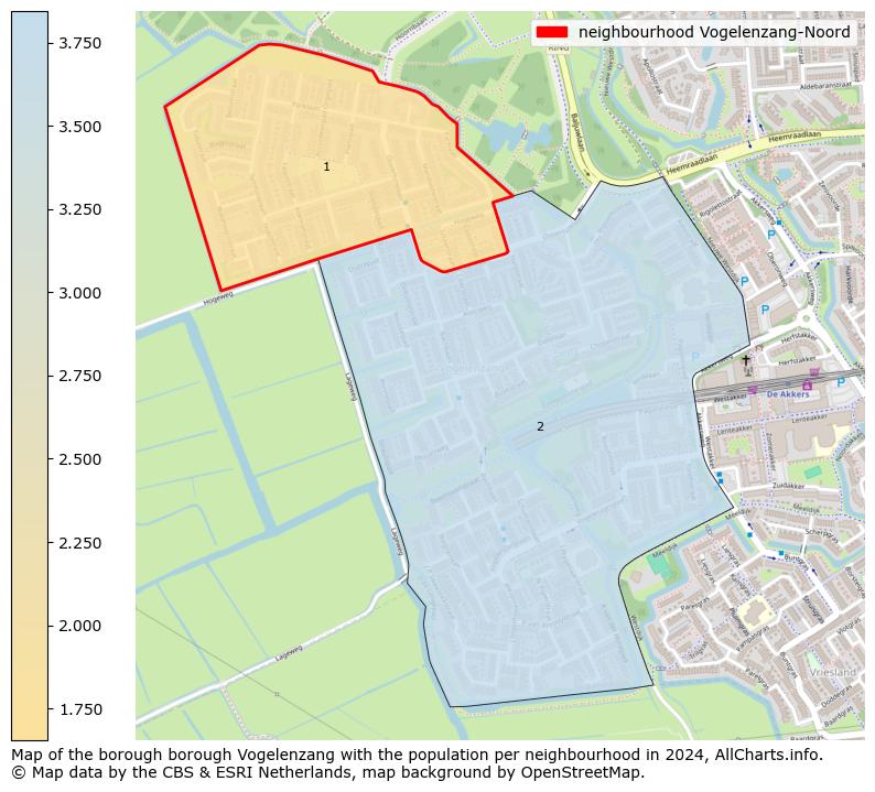 Image of the neighbourhood Vogelenzang-Noord at the map. This image is used as introduction to this page. This page shows a lot of information about the population in the neighbourhood Vogelenzang-Noord (such as the distribution by age groups of the residents, the composition of households, whether inhabitants are natives or Dutch with an immigration background, data about the houses (numbers, types, price development, use, type of property, ...) and more (car ownership, energy consumption, ...) based on open data from the Dutch Central Bureau of Statistics and various other sources!