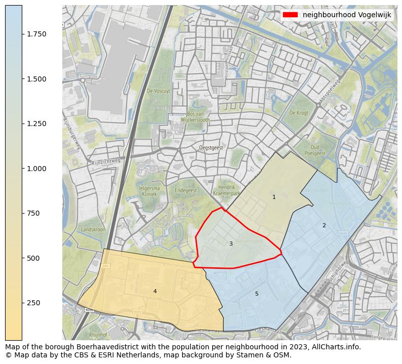 Map of the borough Boerhaavedistrict with the population per neighbourhood in 2023. This page shows a lot of information about residents (such as the distribution by age groups, family composition, gender, native or Dutch with an immigration background, ...), homes (numbers, types, price development, use, type of property, ...) and more (car ownership, energy consumption, ...) based on open data from the Dutch Central Bureau of Statistics and various other sources!