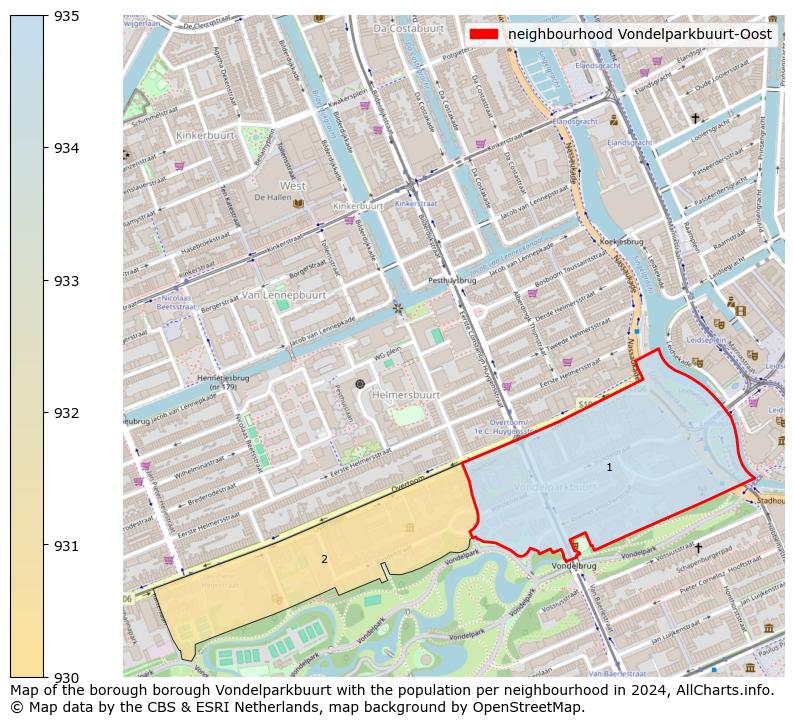 Image of the neighbourhood Vondelparkbuurt-Oost at the map. This image is used as introduction to this page. This page shows a lot of information about the population in the neighbourhood Vondelparkbuurt-Oost (such as the distribution by age groups of the residents, the composition of households, whether inhabitants are natives or Dutch with an immigration background, data about the houses (numbers, types, price development, use, type of property, ...) and more (car ownership, energy consumption, ...) based on open data from the Dutch Central Bureau of Statistics and various other sources!