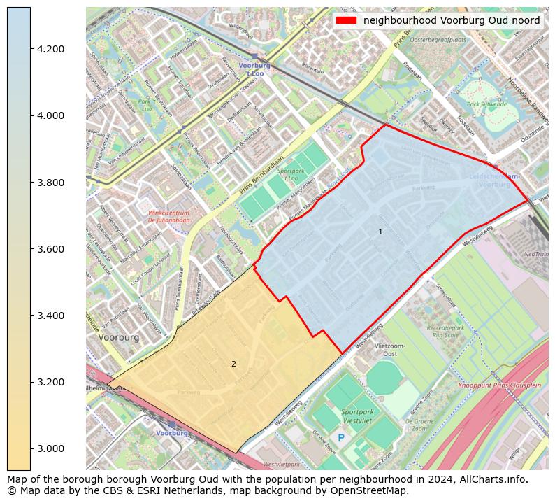 Image of the neighbourhood Voorburg Oud noord at the map. This image is used as introduction to this page. This page shows a lot of information about the population in the neighbourhood Voorburg Oud noord (such as the distribution by age groups of the residents, the composition of households, whether inhabitants are natives or Dutch with an immigration background, data about the houses (numbers, types, price development, use, type of property, ...) and more (car ownership, energy consumption, ...) based on open data from the Dutch Central Bureau of Statistics and various other sources!