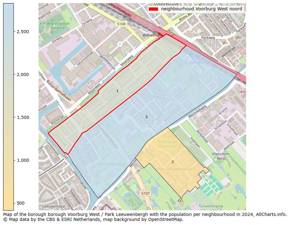 Image of the neighbourhood Voorburg West noord at the map. This image is used as introduction to this page. This page shows a lot of information about the population in the neighbourhood Voorburg West noord (such as the distribution by age groups of the residents, the composition of households, whether inhabitants are natives or Dutch with an immigration background, data about the houses (numbers, types, price development, use, type of property, ...) and more (car ownership, energy consumption, ...) based on open data from the Dutch Central Bureau of Statistics and various other sources!