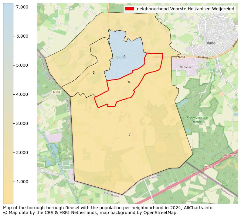 Image of the neighbourhood Voorste Heikant en Weijereind at the map. This image is used as introduction to this page. This page shows a lot of information about the population in the neighbourhood Voorste Heikant en Weijereind (such as the distribution by age groups of the residents, the composition of households, whether inhabitants are natives or Dutch with an immigration background, data about the houses (numbers, types, price development, use, type of property, ...) and more (car ownership, energy consumption, ...) based on open data from the Dutch Central Bureau of Statistics and various other sources!