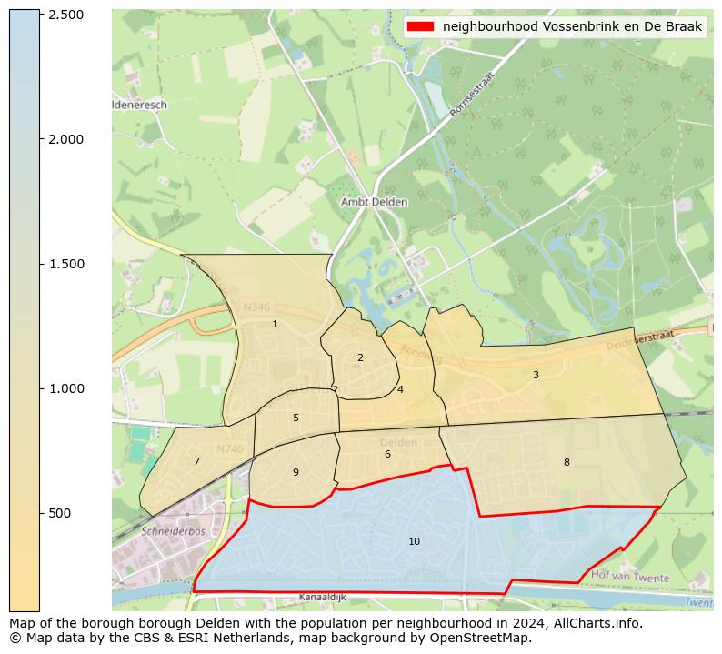 Image of the neighbourhood Vossenbrink en De Braak at the map. This image is used as introduction to this page. This page shows a lot of information about the population in the neighbourhood Vossenbrink en De Braak (such as the distribution by age groups of the residents, the composition of households, whether inhabitants are natives or Dutch with an immigration background, data about the houses (numbers, types, price development, use, type of property, ...) and more (car ownership, energy consumption, ...) based on open data from the Dutch Central Bureau of Statistics and various other sources!