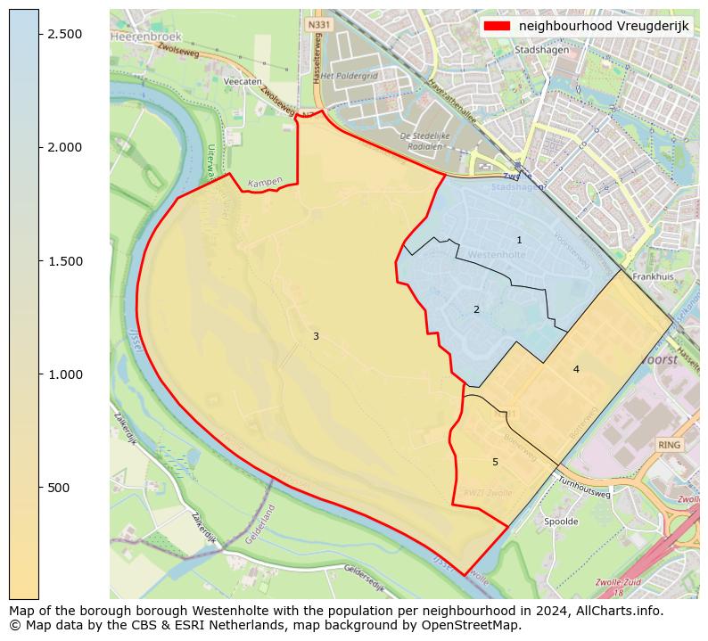 Image of the neighbourhood Vreugderijk at the map. This image is used as introduction to this page. This page shows a lot of information about the population in the neighbourhood Vreugderijk (such as the distribution by age groups of the residents, the composition of households, whether inhabitants are natives or Dutch with an immigration background, data about the houses (numbers, types, price development, use, type of property, ...) and more (car ownership, energy consumption, ...) based on open data from the Dutch Central Bureau of Statistics and various other sources!