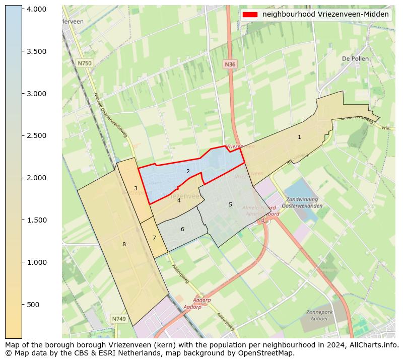 Image of the neighbourhood Vriezenveen-Midden at the map. This image is used as introduction to this page. This page shows a lot of information about the population in the neighbourhood Vriezenveen-Midden (such as the distribution by age groups of the residents, the composition of households, whether inhabitants are natives or Dutch with an immigration background, data about the houses (numbers, types, price development, use, type of property, ...) and more (car ownership, energy consumption, ...) based on open data from the Dutch Central Bureau of Statistics and various other sources!