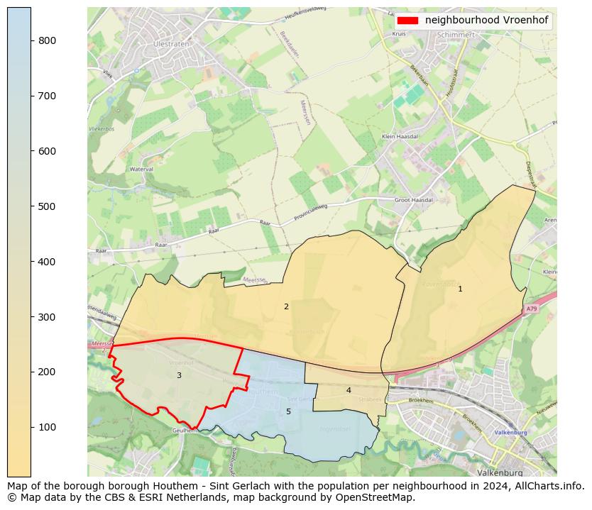 Image of the neighbourhood Vroenhof at the map. This image is used as introduction to this page. This page shows a lot of information about the population in the neighbourhood Vroenhof (such as the distribution by age groups of the residents, the composition of households, whether inhabitants are natives or Dutch with an immigration background, data about the houses (numbers, types, price development, use, type of property, ...) and more (car ownership, energy consumption, ...) based on open data from the Dutch Central Bureau of Statistics and various other sources!