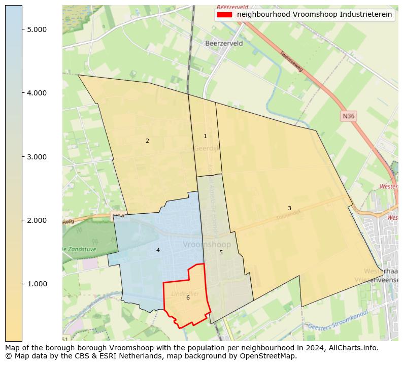 Image of the neighbourhood Vroomshoop Industrieterein at the map. This image is used as introduction to this page. This page shows a lot of information about the population in the neighbourhood Vroomshoop Industrieterein (such as the distribution by age groups of the residents, the composition of households, whether inhabitants are natives or Dutch with an immigration background, data about the houses (numbers, types, price development, use, type of property, ...) and more (car ownership, energy consumption, ...) based on open data from the Dutch Central Bureau of Statistics and various other sources!