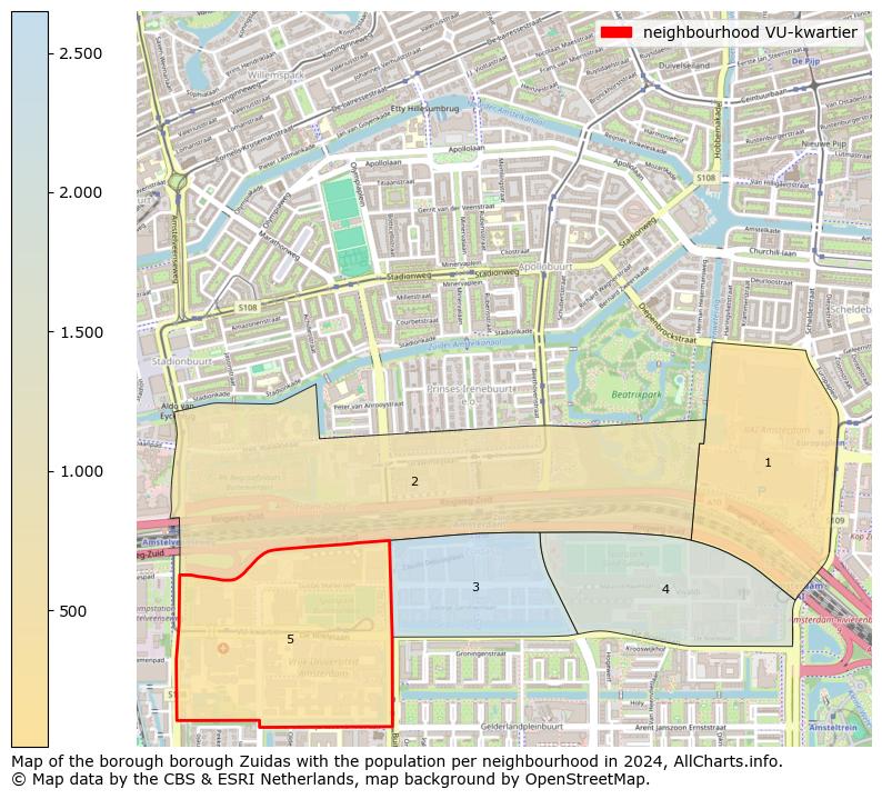 Image of the neighbourhood VU-kwartier at the map. This image is used as introduction to this page. This page shows a lot of information about the population in the neighbourhood VU-kwartier (such as the distribution by age groups of the residents, the composition of households, whether inhabitants are natives or Dutch with an immigration background, data about the houses (numbers, types, price development, use, type of property, ...) and more (car ownership, energy consumption, ...) based on open data from the Dutch Central Bureau of Statistics and various other sources!