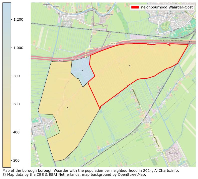 Image of the neighbourhood Waarder-Oost at the map. This image is used as introduction to this page. This page shows a lot of information about the population in the neighbourhood Waarder-Oost (such as the distribution by age groups of the residents, the composition of households, whether inhabitants are natives or Dutch with an immigration background, data about the houses (numbers, types, price development, use, type of property, ...) and more (car ownership, energy consumption, ...) based on open data from the Dutch Central Bureau of Statistics and various other sources!