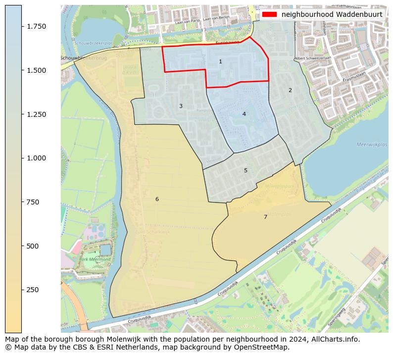 Image of the neighbourhood Waddenbuurt at the map. This image is used as introduction to this page. This page shows a lot of information about the population in the neighbourhood Waddenbuurt (such as the distribution by age groups of the residents, the composition of households, whether inhabitants are natives or Dutch with an immigration background, data about the houses (numbers, types, price development, use, type of property, ...) and more (car ownership, energy consumption, ...) based on open data from the Dutch Central Bureau of Statistics and various other sources!