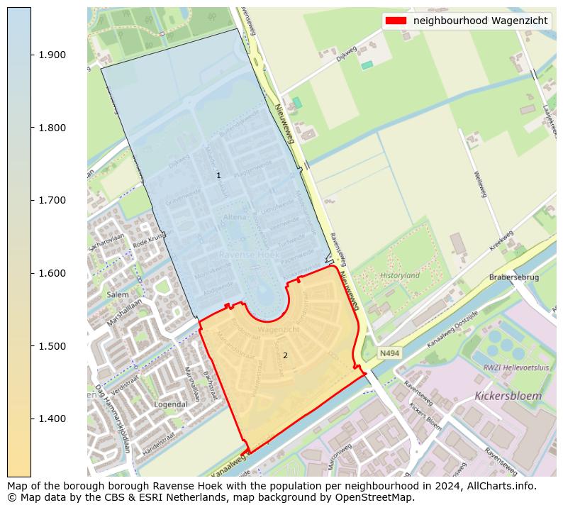 Image of the neighbourhood Wagenzicht at the map. This image is used as introduction to this page. This page shows a lot of information about the population in the neighbourhood Wagenzicht (such as the distribution by age groups of the residents, the composition of households, whether inhabitants are natives or Dutch with an immigration background, data about the houses (numbers, types, price development, use, type of property, ...) and more (car ownership, energy consumption, ...) based on open data from the Dutch Central Bureau of Statistics and various other sources!