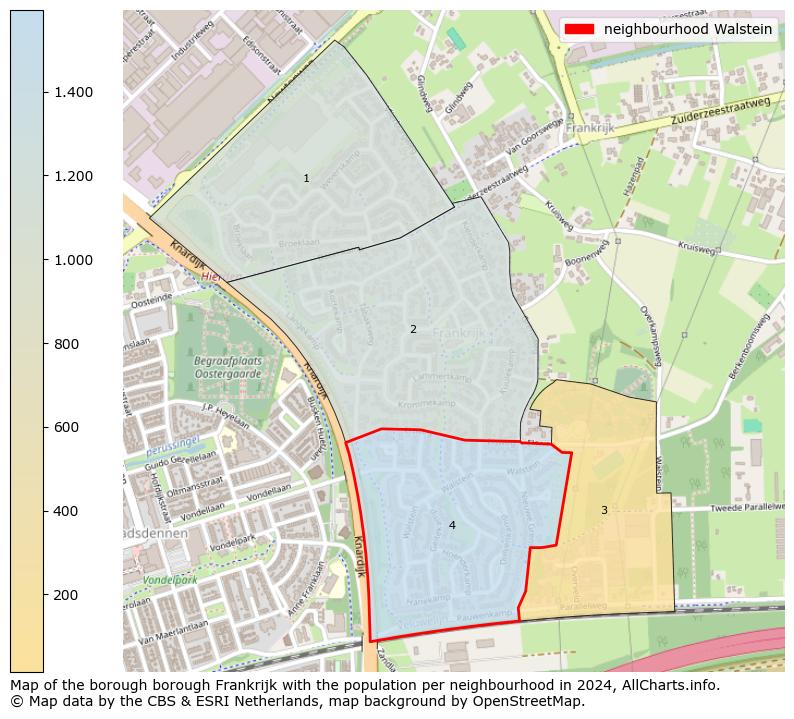 Image of the neighbourhood Walstein at the map. This image is used as introduction to this page. This page shows a lot of information about the population in the neighbourhood Walstein (such as the distribution by age groups of the residents, the composition of households, whether inhabitants are natives or Dutch with an immigration background, data about the houses (numbers, types, price development, use, type of property, ...) and more (car ownership, energy consumption, ...) based on open data from the Dutch Central Bureau of Statistics and various other sources!