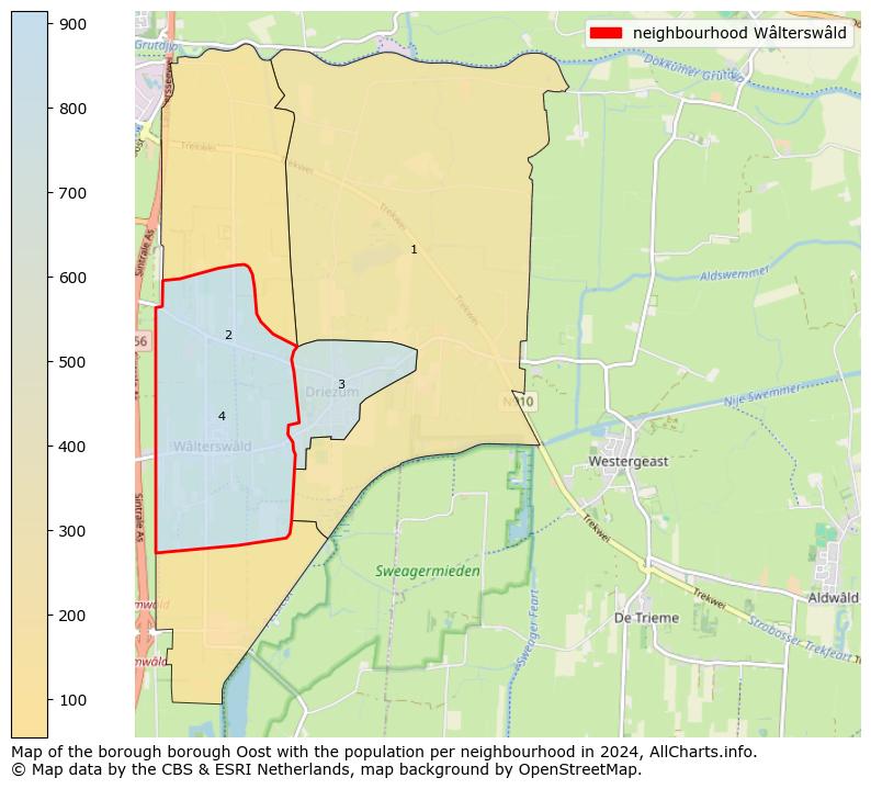 Image of the neighbourhood Wâlterswâld at the map. This image is used as introduction to this page. This page shows a lot of information about the population in the neighbourhood Wâlterswâld (such as the distribution by age groups of the residents, the composition of households, whether inhabitants are natives or Dutch with an immigration background, data about the houses (numbers, types, price development, use, type of property, ...) and more (car ownership, energy consumption, ...) based on open data from the Dutch Central Bureau of Statistics and various other sources!