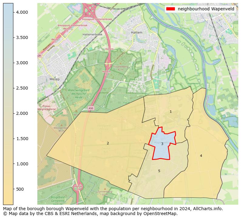 Image of the neighbourhood Wapenveld at the map. This image is used as introduction to this page. This page shows a lot of information about the population in the neighbourhood Wapenveld (such as the distribution by age groups of the residents, the composition of households, whether inhabitants are natives or Dutch with an immigration background, data about the houses (numbers, types, price development, use, type of property, ...) and more (car ownership, energy consumption, ...) based on open data from the Dutch Central Bureau of Statistics and various other sources!