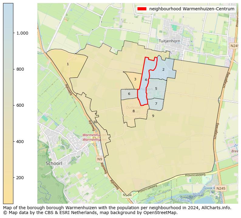 Image of the neighbourhood Warmenhuizen-Centrum at the map. This image is used as introduction to this page. This page shows a lot of information about the population in the neighbourhood Warmenhuizen-Centrum (such as the distribution by age groups of the residents, the composition of households, whether inhabitants are natives or Dutch with an immigration background, data about the houses (numbers, types, price development, use, type of property, ...) and more (car ownership, energy consumption, ...) based on open data from the Dutch Central Bureau of Statistics and various other sources!