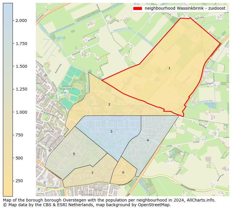 Image of the neighbourhood Wassinkbrink - zuidoost at the map. This image is used as introduction to this page. This page shows a lot of information about the population in the neighbourhood Wassinkbrink - zuidoost (such as the distribution by age groups of the residents, the composition of households, whether inhabitants are natives or Dutch with an immigration background, data about the houses (numbers, types, price development, use, type of property, ...) and more (car ownership, energy consumption, ...) based on open data from the Dutch Central Bureau of Statistics and various other sources!