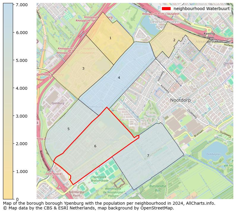 Image of the neighbourhood Waterbuurt at the map. This image is used as introduction to this page. This page shows a lot of information about the population in the neighbourhood Waterbuurt (such as the distribution by age groups of the residents, the composition of households, whether inhabitants are natives or Dutch with an immigration background, data about the houses (numbers, types, price development, use, type of property, ...) and more (car ownership, energy consumption, ...) based on open data from the Dutch Central Bureau of Statistics and various other sources!