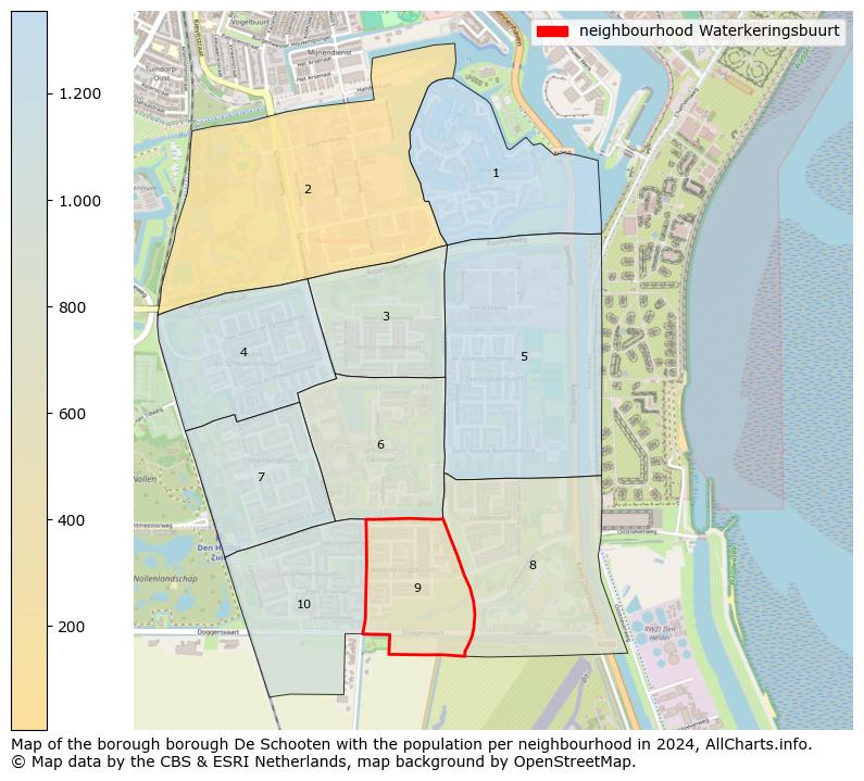 Image of the neighbourhood Waterkeringsbuurt at the map. This image is used as introduction to this page. This page shows a lot of information about the population in the neighbourhood Waterkeringsbuurt (such as the distribution by age groups of the residents, the composition of households, whether inhabitants are natives or Dutch with an immigration background, data about the houses (numbers, types, price development, use, type of property, ...) and more (car ownership, energy consumption, ...) based on open data from the Dutch Central Bureau of Statistics and various other sources!