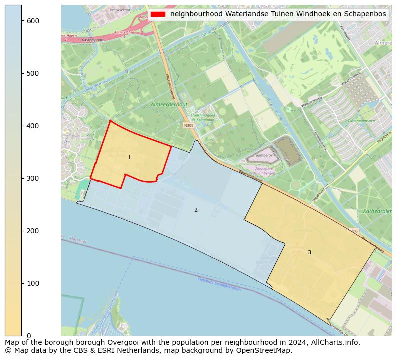 Image of the neighbourhood Waterlandse Tuinen Windhoek en Schapenbos at the map. This image is used as introduction to this page. This page shows a lot of information about the population in the neighbourhood Waterlandse Tuinen Windhoek en Schapenbos (such as the distribution by age groups of the residents, the composition of households, whether inhabitants are natives or Dutch with an immigration background, data about the houses (numbers, types, price development, use, type of property, ...) and more (car ownership, energy consumption, ...) based on open data from the Dutch Central Bureau of Statistics and various other sources!