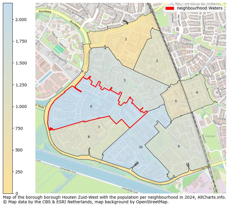 Image of the neighbourhood Waters at the map. This image is used as introduction to this page. This page shows a lot of information about the population in the neighbourhood Waters (such as the distribution by age groups of the residents, the composition of households, whether inhabitants are natives or Dutch with an immigration background, data about the houses (numbers, types, price development, use, type of property, ...) and more (car ownership, energy consumption, ...) based on open data from the Dutch Central Bureau of Statistics and various other sources!