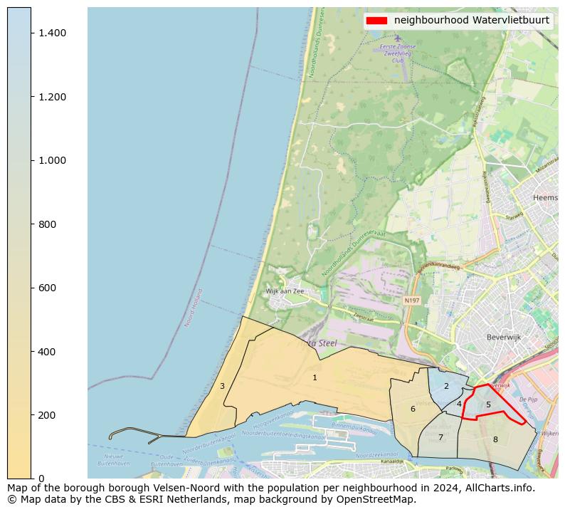 Image of the neighbourhood Watervlietbuurt at the map. This image is used as introduction to this page. This page shows a lot of information about the population in the neighbourhood Watervlietbuurt (such as the distribution by age groups of the residents, the composition of households, whether inhabitants are natives or Dutch with an immigration background, data about the houses (numbers, types, price development, use, type of property, ...) and more (car ownership, energy consumption, ...) based on open data from the Dutch Central Bureau of Statistics and various other sources!