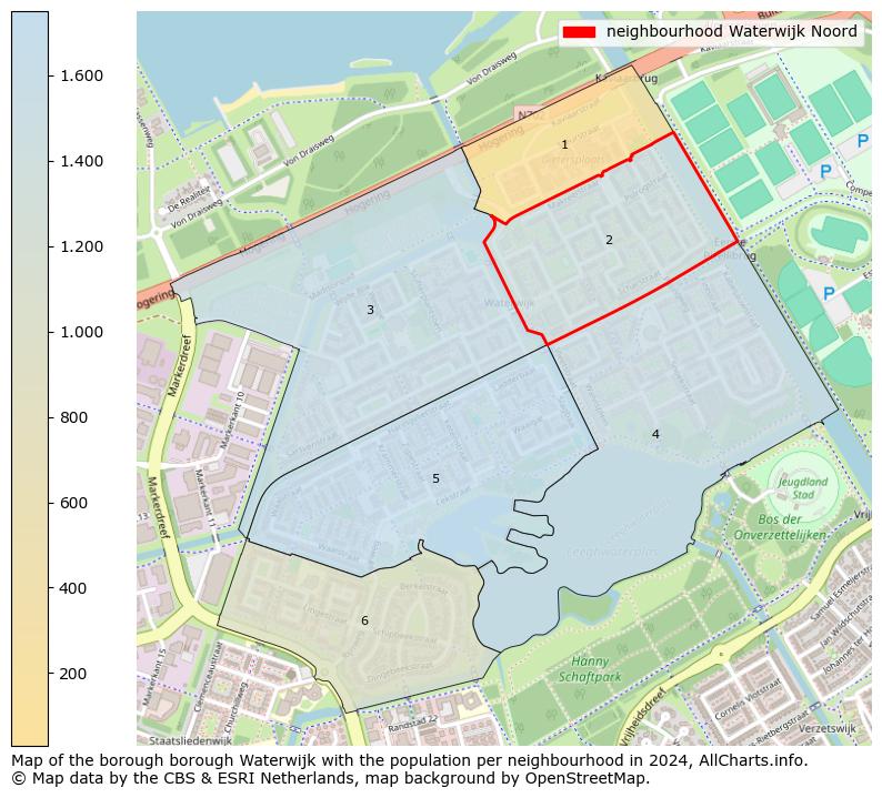 Image of the neighbourhood Waterwijk Noord at the map. This image is used as introduction to this page. This page shows a lot of information about the population in the neighbourhood Waterwijk Noord (such as the distribution by age groups of the residents, the composition of households, whether inhabitants are natives or Dutch with an immigration background, data about the houses (numbers, types, price development, use, type of property, ...) and more (car ownership, energy consumption, ...) based on open data from the Dutch Central Bureau of Statistics and various other sources!