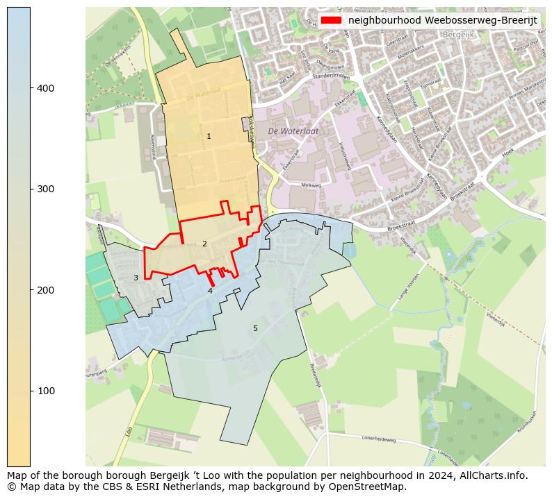 Image of the neighbourhood Weebosserweg-Breerijt at the map. This image is used as introduction to this page. This page shows a lot of information about the population in the neighbourhood Weebosserweg-Breerijt (such as the distribution by age groups of the residents, the composition of households, whether inhabitants are natives or Dutch with an immigration background, data about the houses (numbers, types, price development, use, type of property, ...) and more (car ownership, energy consumption, ...) based on open data from the Dutch Central Bureau of Statistics and various other sources!