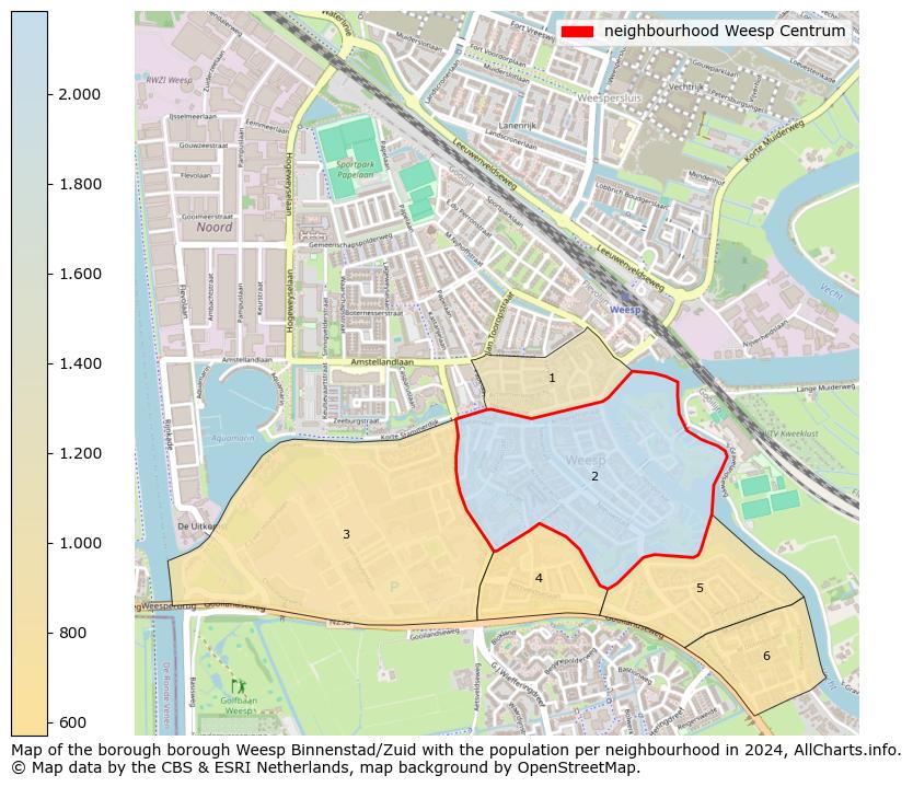 Image of the neighbourhood Weesp Centrum at the map. This image is used as introduction to this page. This page shows a lot of information about the population in the neighbourhood Weesp Centrum (such as the distribution by age groups of the residents, the composition of households, whether inhabitants are natives or Dutch with an immigration background, data about the houses (numbers, types, price development, use, type of property, ...) and more (car ownership, energy consumption, ...) based on open data from the Dutch Central Bureau of Statistics and various other sources!