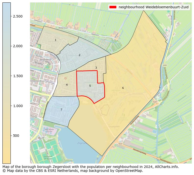 Image of the neighbourhood Weidebloemenbuurt-Zuid at the map. This image is used as introduction to this page. This page shows a lot of information about the population in the neighbourhood Weidebloemenbuurt-Zuid (such as the distribution by age groups of the residents, the composition of households, whether inhabitants are natives or Dutch with an immigration background, data about the houses (numbers, types, price development, use, type of property, ...) and more (car ownership, energy consumption, ...) based on open data from the Dutch Central Bureau of Statistics and various other sources!