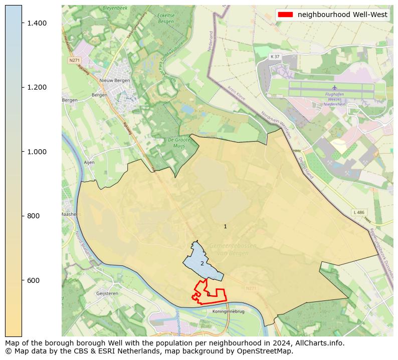 Image of the neighbourhood Well-West at the map. This image is used as introduction to this page. This page shows a lot of information about the population in the neighbourhood Well-West (such as the distribution by age groups of the residents, the composition of households, whether inhabitants are natives or Dutch with an immigration background, data about the houses (numbers, types, price development, use, type of property, ...) and more (car ownership, energy consumption, ...) based on open data from the Dutch Central Bureau of Statistics and various other sources!