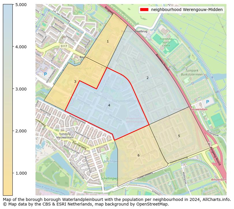 Image of the neighbourhood Werengouw-Midden at the map. This image is used as introduction to this page. This page shows a lot of information about the population in the neighbourhood Werengouw-Midden (such as the distribution by age groups of the residents, the composition of households, whether inhabitants are natives or Dutch with an immigration background, data about the houses (numbers, types, price development, use, type of property, ...) and more (car ownership, energy consumption, ...) based on open data from the Dutch Central Bureau of Statistics and various other sources!