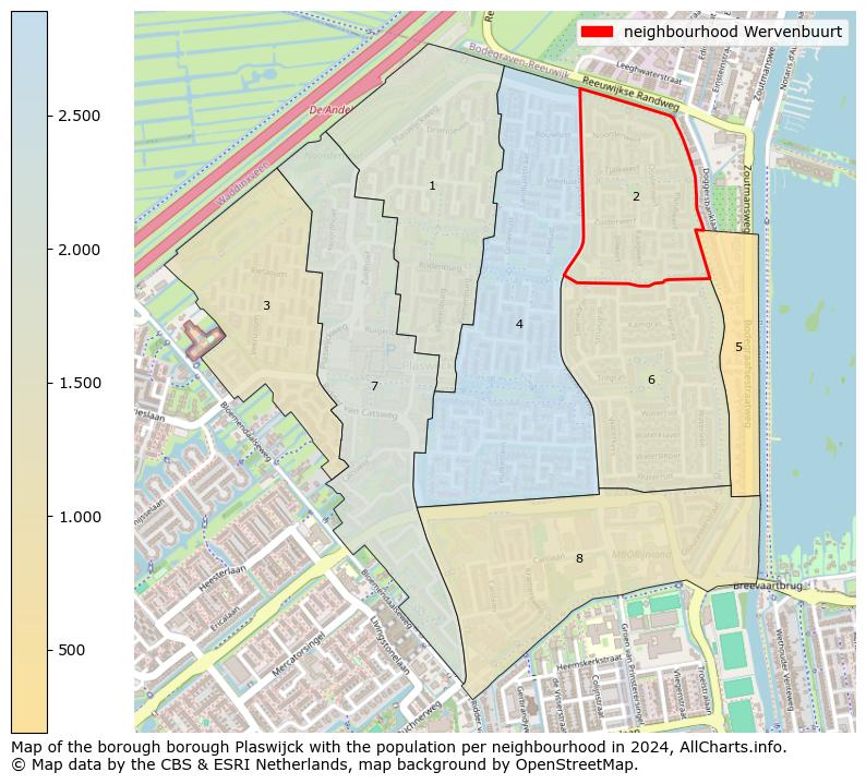 Image of the neighbourhood Wervenbuurt at the map. This image is used as introduction to this page. This page shows a lot of information about the population in the neighbourhood Wervenbuurt (such as the distribution by age groups of the residents, the composition of households, whether inhabitants are natives or Dutch with an immigration background, data about the houses (numbers, types, price development, use, type of property, ...) and more (car ownership, energy consumption, ...) based on open data from the Dutch Central Bureau of Statistics and various other sources!